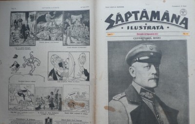 Saptamana ilustrata, an 1, nr. 17, 1917, Centenar Kogalniceanu. artistii romani foto