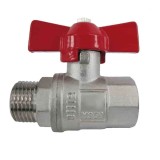 Robinet sferic din alama 3/4 inch cu maner fluture, PN25 &ndash; Control precis si durabilitate