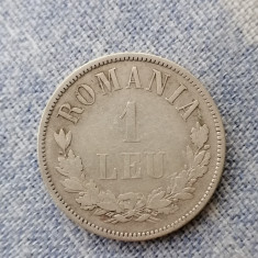 1 LEU 1873. Romania.Argint