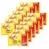 Cumpara ieftin Friskies hrană pentru pisici la plic - pui, vită, miel și rață &icirc;n sos 12 x (4 x 85 g)