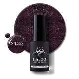 338 Dark Aubergine Glitter | Laloo gel polish 7ml