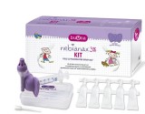 Nebianax 3% Kit Fiole &amp; Pulverizator SpraySol, Acid Hialuronic, 20 Fiole x 5ml, Solutie Hipertona, Nebulizare Nazala