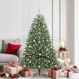 vidaXL Brad de Crăciun artificial cu ramuri articulare Verde 180 cm 3395489