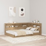 VidaXL Tăblie de depozitare stejar artizanal 120 cm Lemn compozit