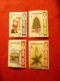 Serie Gibraltar 1990 Craciunul , 4 valori, Nestampilat