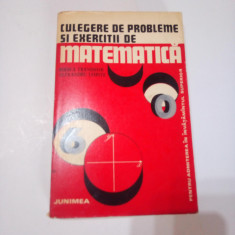 CULEGERE DE PROBLEME SI EXERCITII DE MATEMATICA ~ RODICA TRANDAFIR * AL. LEONTE