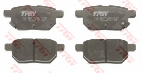 Set placute frana,frana disc TOYOTA URBAN CRUISER (NSP1, NLP1, ZSP1, NCP11) (2007 - 2016) TRW GDB3454
