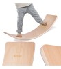 Placa de echilibrare din lemn Lulilo, 82 x 30 x 2cm