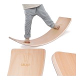 Placa de echilibrare din lemn Lulilo, 82 x 30 x 2cm