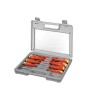Set Surubelnite Fixpoint 8 buc: Cruce, Dreapta + Creion Faza, Izolate VDE, Testate 1000V, Maner Softgrip