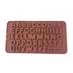 Forma silicon pentru prajituri, Litere din ciocolata, 161COF