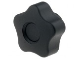 Buton Reglabil Negru &Oslash;32mm M6