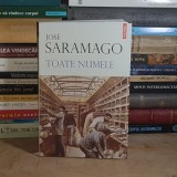 JOSE SARAMAGO - TOATE NUMELE , POLIROM ( ROMAN ) , 2026 *