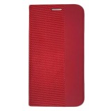 Cumpara ieftin Husa Telefon Flip Magnet Book iPhone 11 Pro 5.8 Red Textil