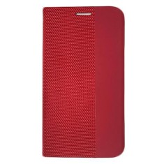 Husa Telefon Flip Magnet Book iPhone 11 Pro 5.8 Red Textil