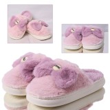 Cumpara ieftin Papuci de casa cu blana moale si funda eleganta pentru femei - Caldurosi, Confortabili si Antiderapanti, Mov, 38-39