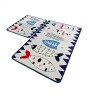 Set 2 Covorase baie Le Poisson, 60 x 100 cm, 50 x 60 cm, Antiderapant, Multicolor