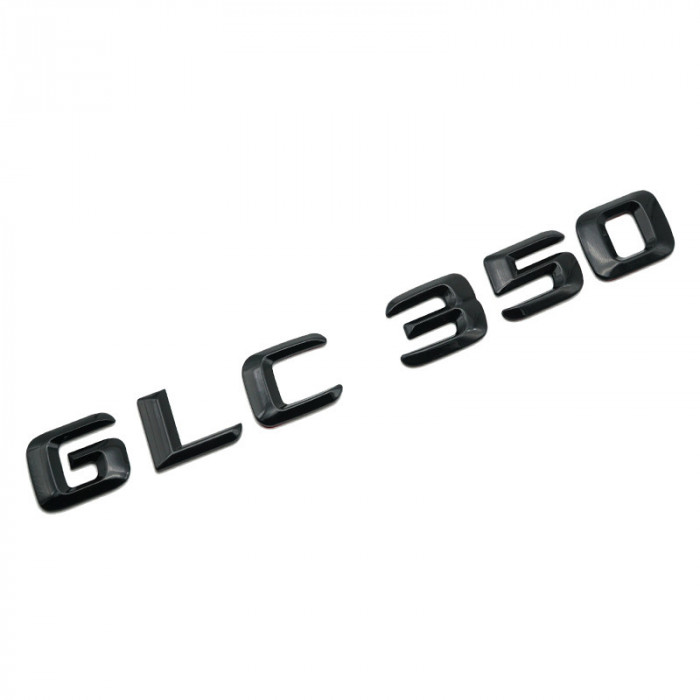 Emblema GLC 350 Negru, pentru spate portbagaj Mercedes