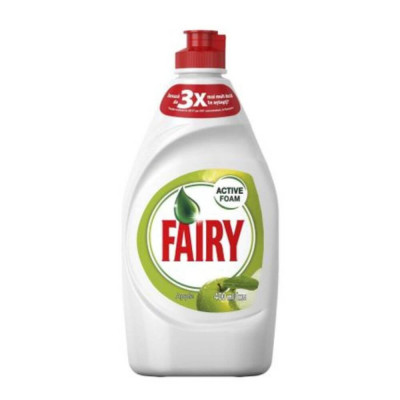 Detergent de Vase Lichid Fairy Apple, Cantitate 400 ml, Parfum de Mere, Fairy Detergent de Vase, Detergent de Vase Manual, Detergent Lichid pentru Vas foto