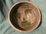 Arta si Traditie - Farfurie / Blid / Strachina / Castron de Horezu jud Valcea ceramica utilitara mijlocul sec XX !