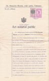 A3811N Act notarial public, 1933, Timișoara