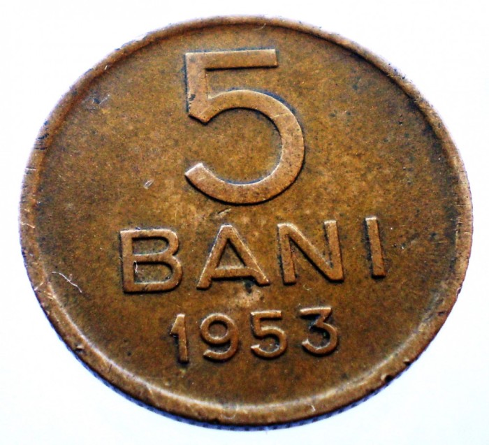 1.988 ROMANIA RPR 5 BANI 1953