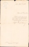 HST A215 Act 1889 semnat olograf inginer-șef județul Vaslui