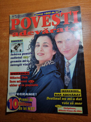 revista povesti adevarate 27 octombrie 1997 foto