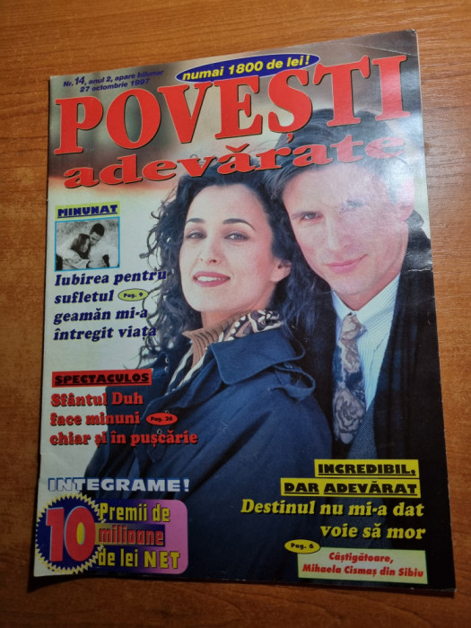 revista povesti adevarate 27 octombrie 1997