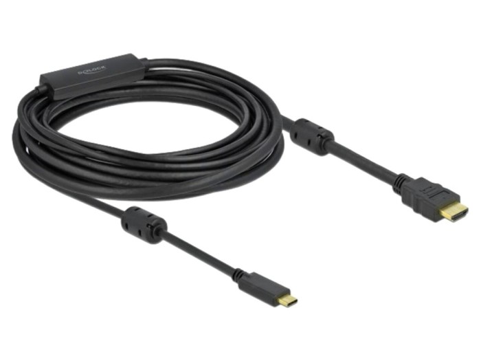 Cablu HDMI mufă USB C mufă 7m