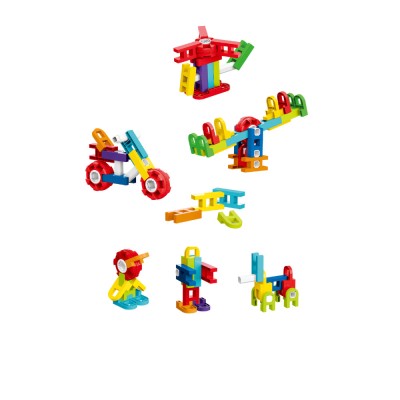 Set de constructie STEAM in cutiuta - Fun Blocks (26 piese) foto