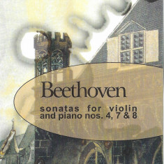 Casetă audio Beethoven ‎– Sonatas For Violin And Piano Nos. 4, 7 & 8