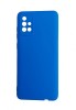 Husa telefon compatibila cu Samsung Galaxy A71 4G, A71, Albastru, Cu interior de catifea, 389HT, Silicon, Carcasa