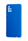 Cumpara ieftin Husa telefon compatibila cu Samsung Galaxy A71 4G, A71, Albastru, Cu interior de catifea, 389HT, Silicon, Carcasa