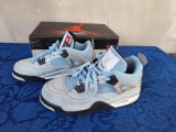Nike Air Jordan 4 Retro, Marime 42 (26.5cm), Adidasi Baschet, Piele Naturala, Max Air, Stare Buna