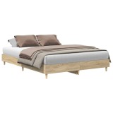 Cumpara ieftin Cadru de pat fara saltea Stejar Sonoma 150x200cm Lemn prelucrat