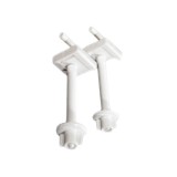Cumpara ieftin Surub din plastic pentru prindere capac WC de 9 cm, 2 buc / set