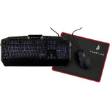 Kit tastatura si mouse SURFIRE KingPin RGB Black
