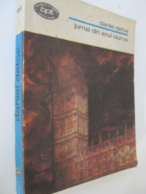 Jurnal din anul ciumei - Daniel Defoe foto