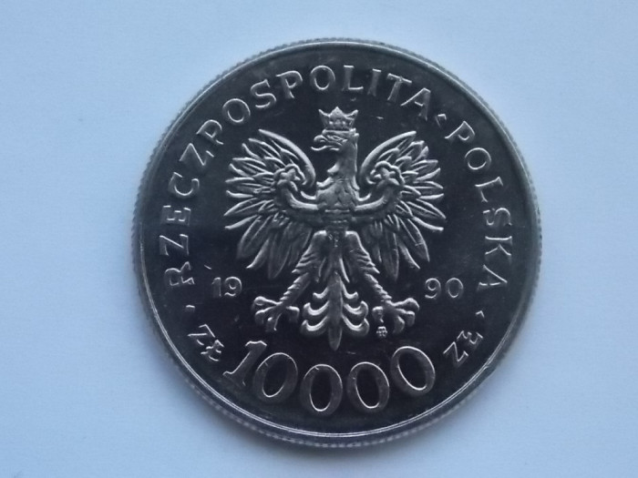 10000 ZLOTY 1990 POLONIA -COMEMORATIVA-(Solidarity)