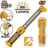 Lanterna Auto USB-C 3.5W 300lm Acumulator Li-Polymer Magnet si Carlig HWLI043006