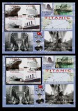 Cumpara ieftin ✅ 2012 Tonga &#039;&quot; Titanic-100 ani &quot; , blocuri mari 21.50x15 cm , dantelat+nedantelat, cota mare! Michel 44 Є ,MNH, Nestampilat