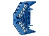Conector Șine 4 Piste 16 Borne 1.5mm2 Albastru 10A