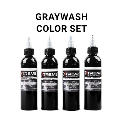 Tusuri Gri - XTREME GrayWash - 4x120ml - Set foto