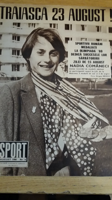 myh 112 - Revista SPORT - nr 8/august 1980