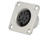 Conector M16 Soclu Mamă 8 PIN 5A 100V IP65/IP67