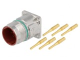 Conector M23 6 Pin Tată Crimpat Drept IP68