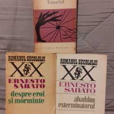 DESPRE EROI SI MORMINTE/ABADDON EXTERMINATORUL/TUNELUL-ERNESTO SABATO (3 VOL)