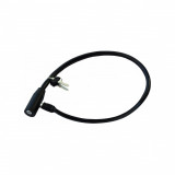 Cumpara ieftin Lacat antifurt pentru bicicleta, cablu din otel acoperit in PVC, 2 chei, 10x650 mm, Richmann