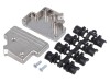 Carcasa D-Sub MH CONNECTORS MHDVSL25-K Metalica Ecranata Unghi 45 Grade Cu Rasucire